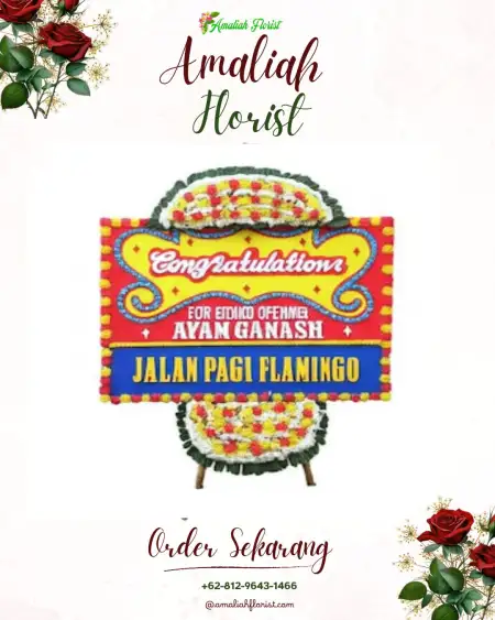 Sewa Papan Bunga Cemplang